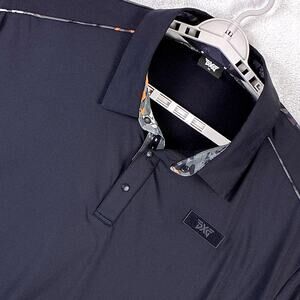 PXG Parsons Xtreme Golf Polo Shirt Mens 3XL Black Camo Performance Preppy Golf